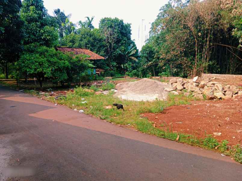 tanah 500m2 shm dekat stasiun cisauk rp 2jt m2