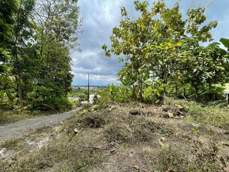 tanah balecatur cocok villa view gunung merapi