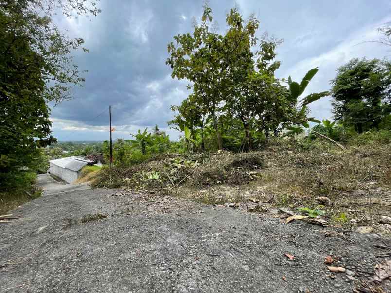 tanah balecatur cocok villa view gunung merapi