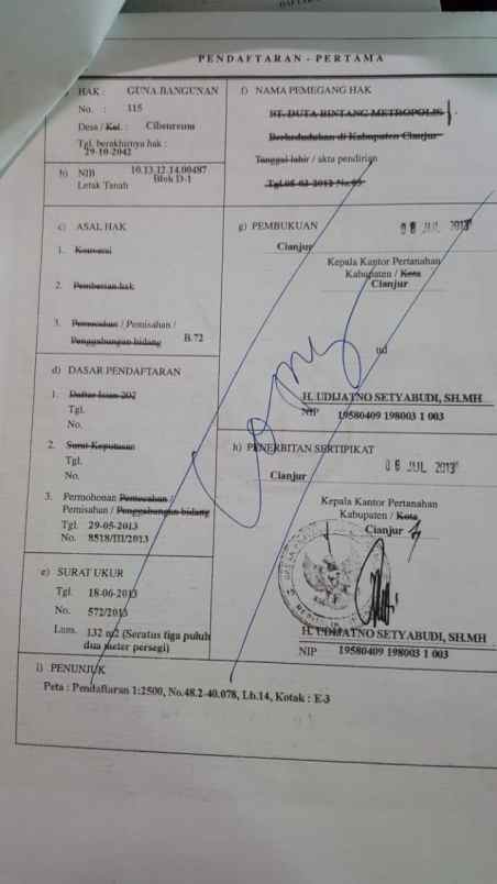 tanah cihideung palasari bogor