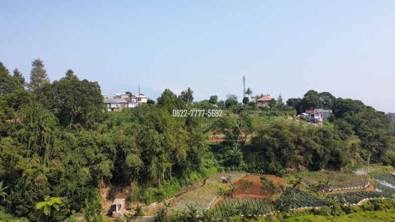 tanah dengan view bagus dan aliran mata air