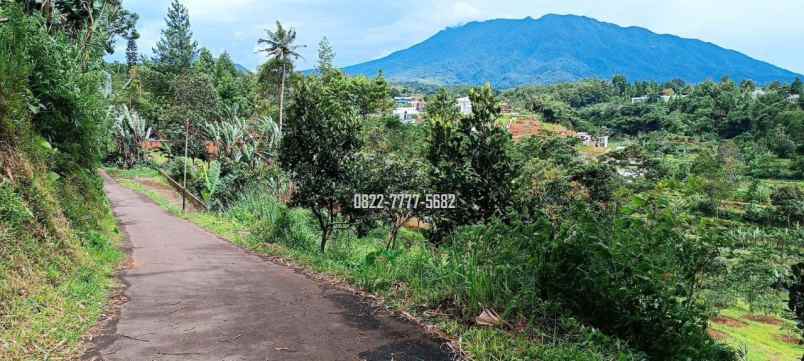 tanah dengan view bagus dan aliran mata air