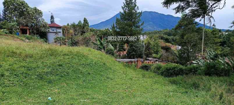 tanah dengan view bagus dan aliran mata air