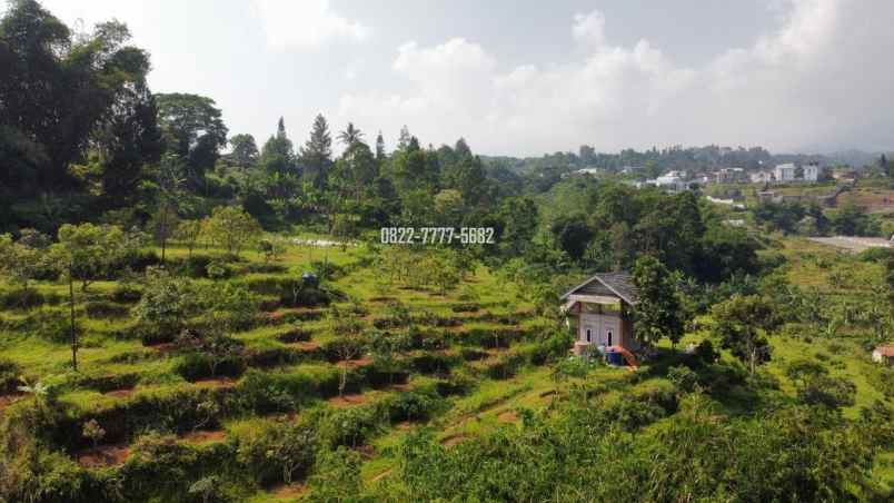 tanah dengan view bagus dan aliran mata air