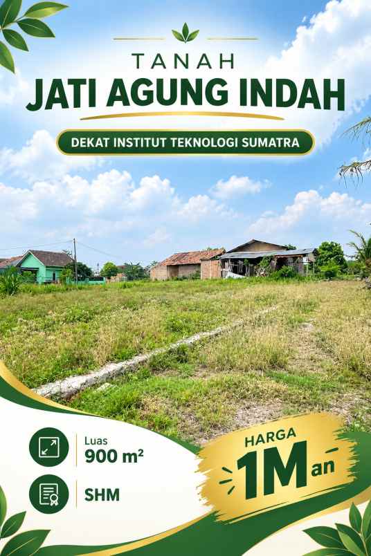tanah jati agung dekat itera lampung