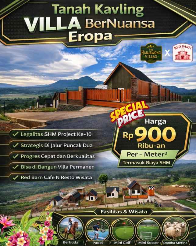 tanah kavling di sukamakmur bogor