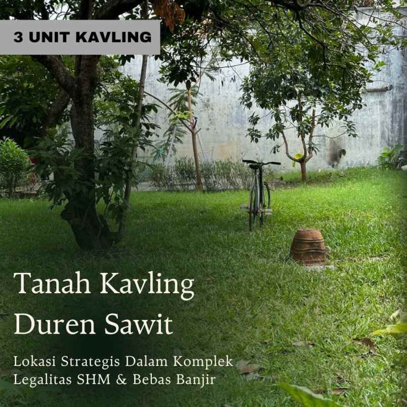 tanah kavling siap bangun duren sawit jakarta timur