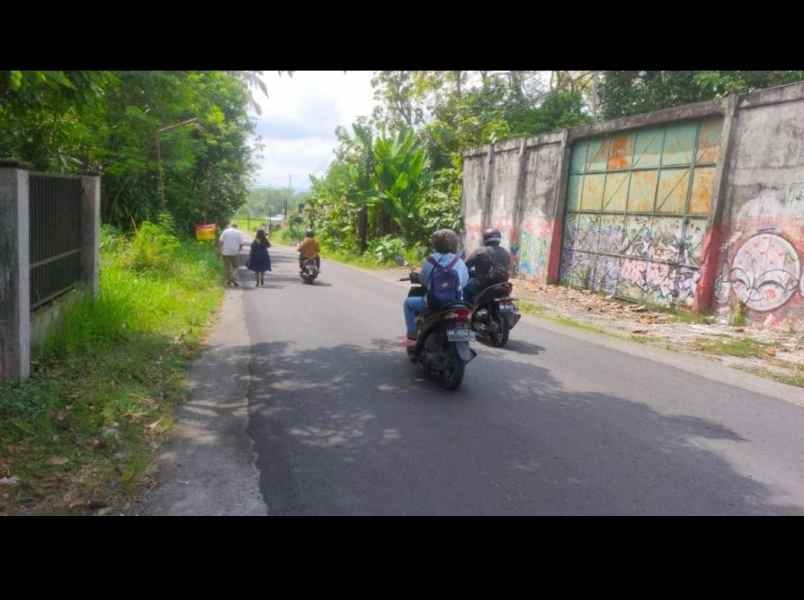 tanah pekarangan luas lebar jl raya kasongan kasihan