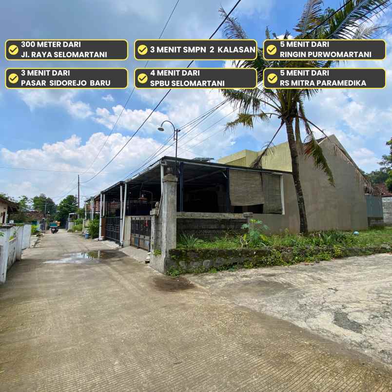 tanah shm murah timur pasar sidorejo mulai 200 jutaan