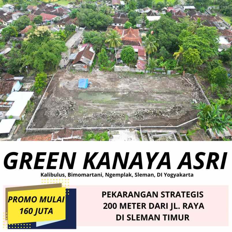 tanah strategis 160 juta di sleman timur