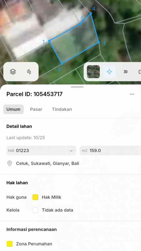 dijual 1 59 are jl subak belaki celuk sukawati gianyar