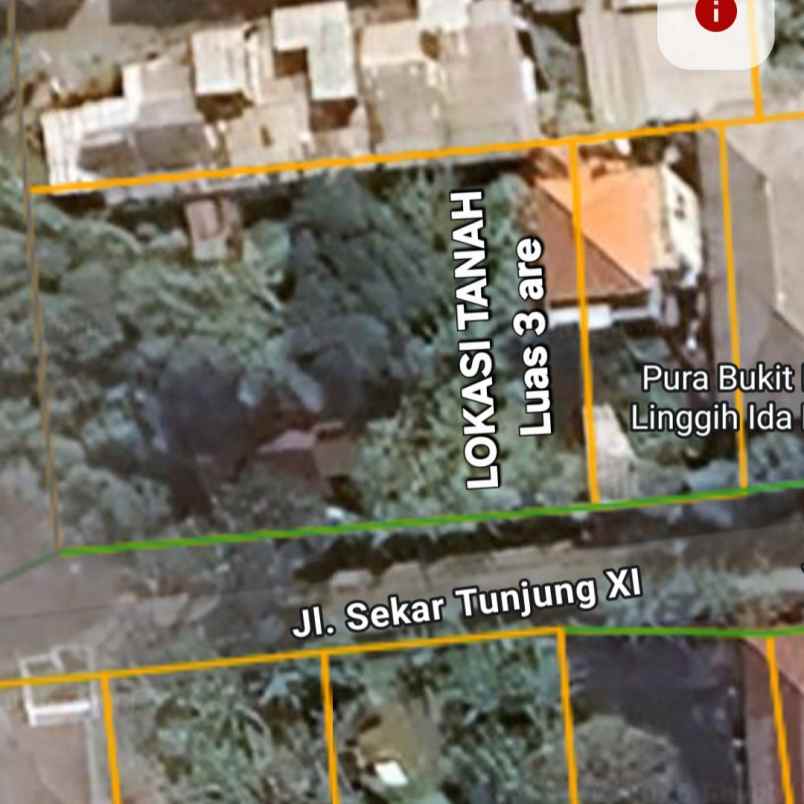 dijual 3 are jl sekar tunjung gatsu timur denpasar