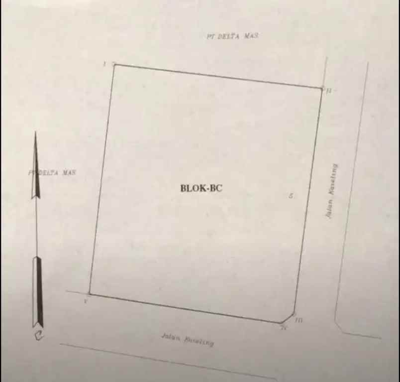 dijual cepat kavling industri deltamas cikarang pusat