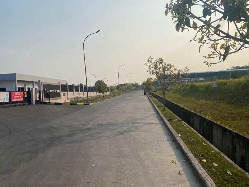 dijual kavling industri 1 hektar lippo cikarang