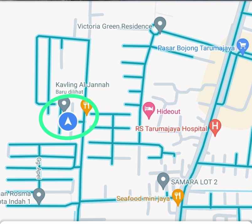 dijual kost jalan tarumajaya kabupaten