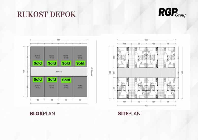 dijual kost pondok cina