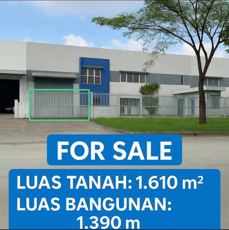 dijual ruko gudang kantor delta silicon lippo cikarang