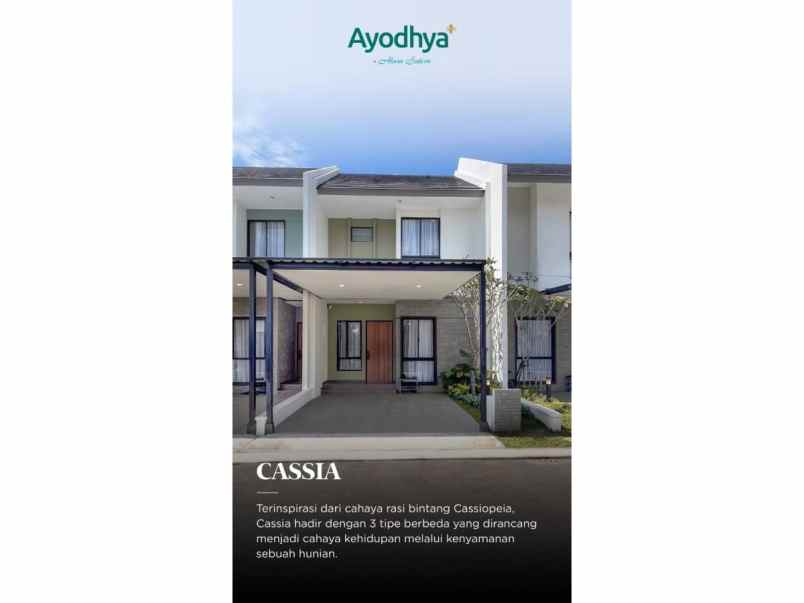 dijual rumah ayodhya garden alam sutera