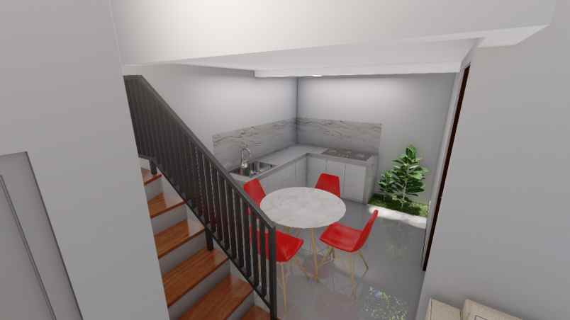 dijual rumah baru 2 lantai siap huni