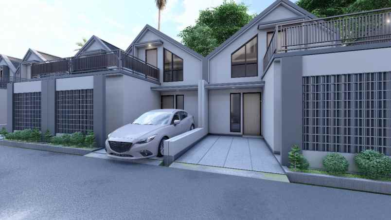 dijual rumah baru 2 lantai siap huni