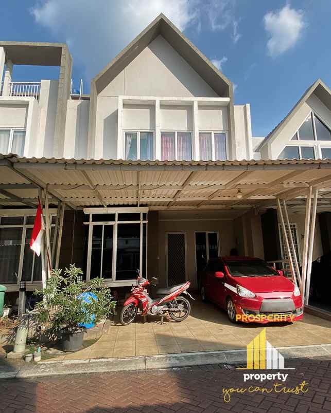 dijual rumah cluster boston village by