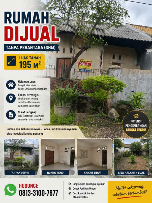 dijual rumah di perumahan larangan mega asri sidoarjo