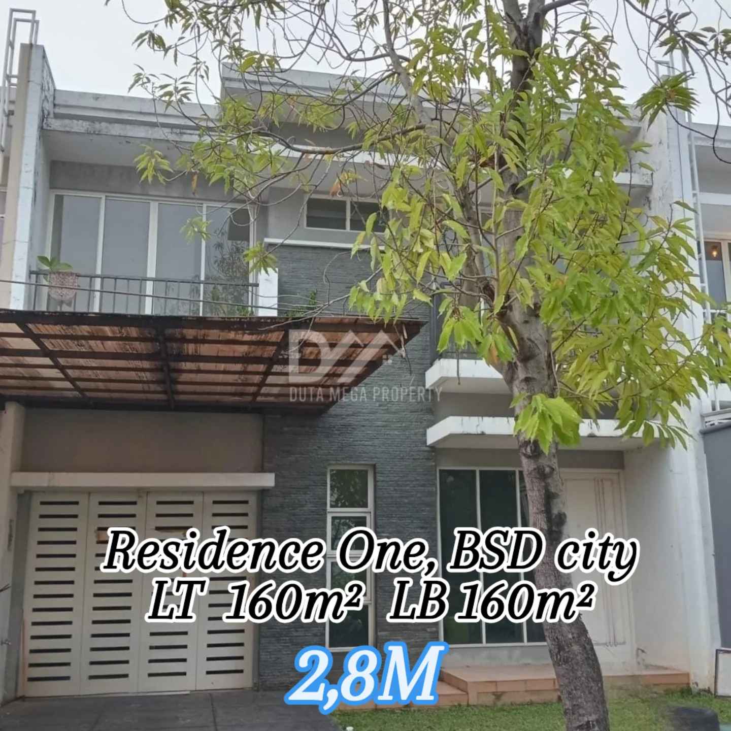 dijual rumah di residence one bsd city