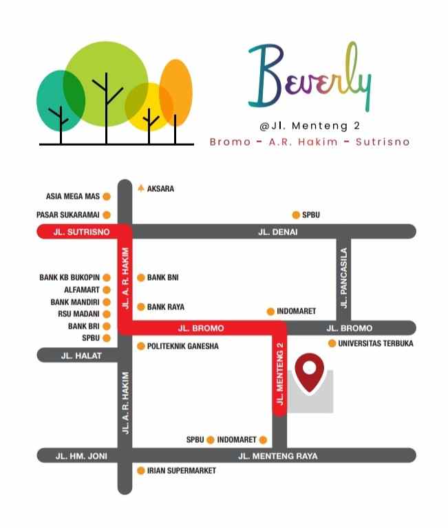 dijual rumah jalan menteng 2 denai