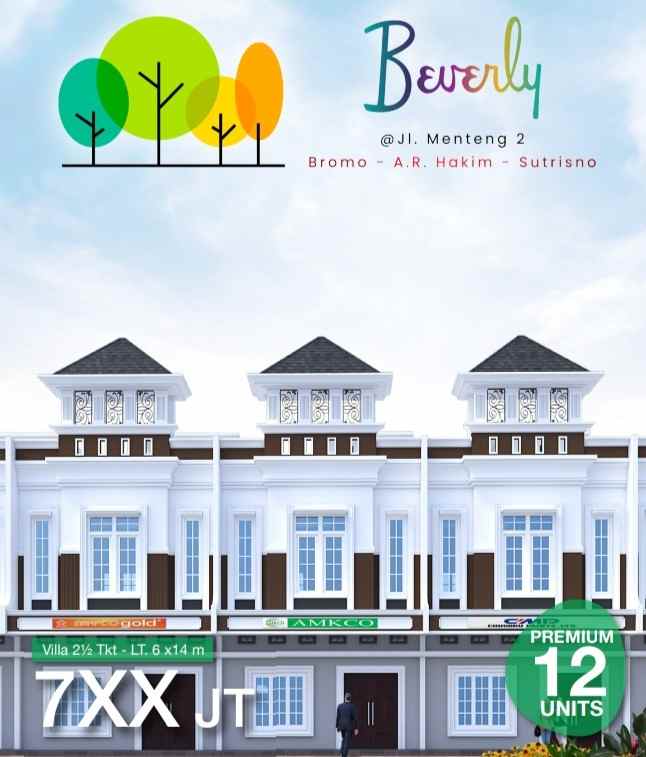 dijual rumah jalan menteng 2 denai