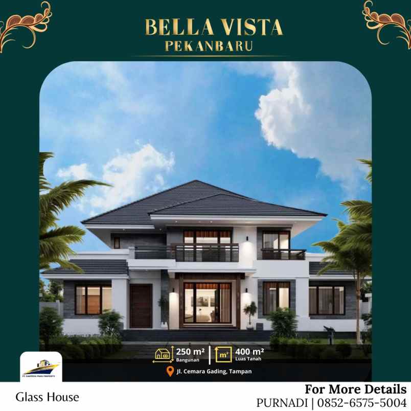 dijual rumah jl arifin ahmad