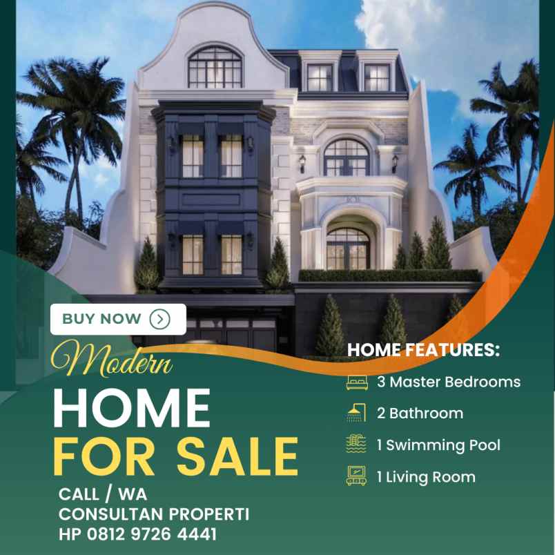 dijual rumah jl arifin ahmad