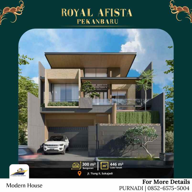 dijual rumah jl arifin ahmad