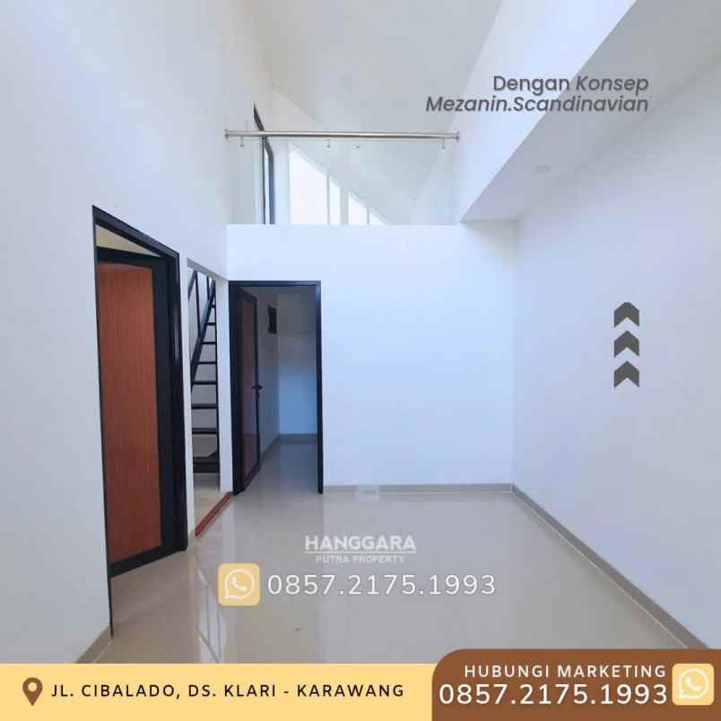 dijual rumah jl cibalado klari