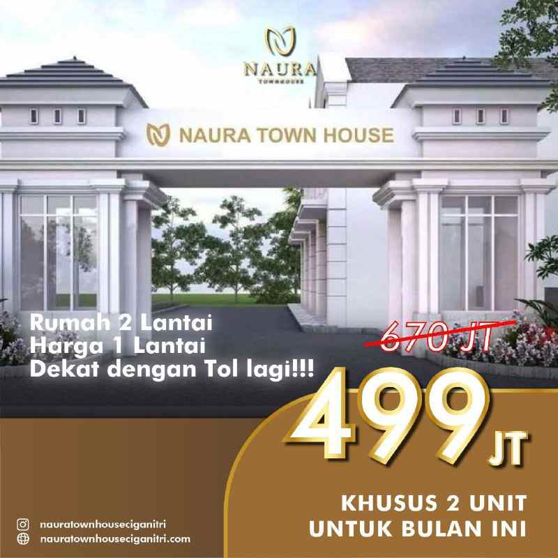 dijual rumah jl ciganitri