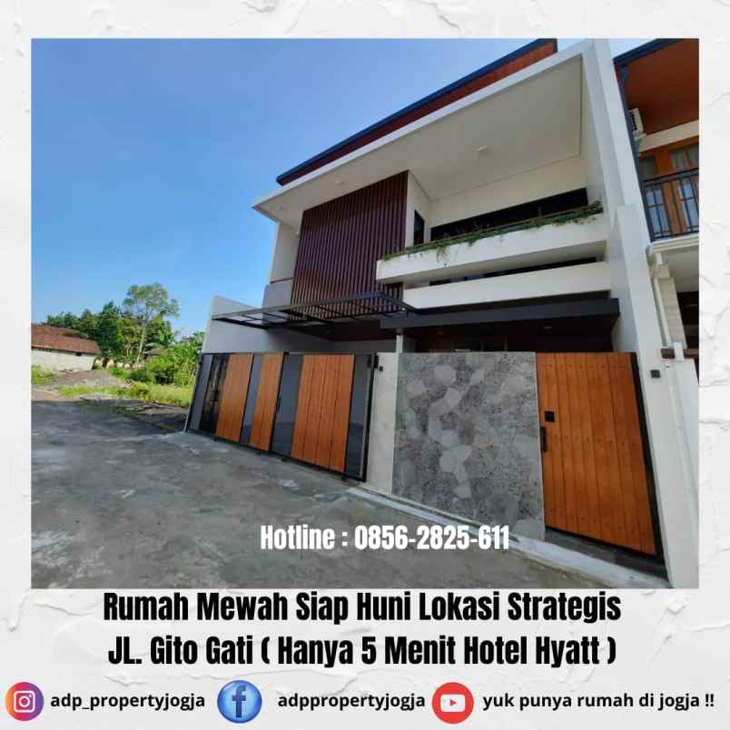 dijual rumah jl gito gati