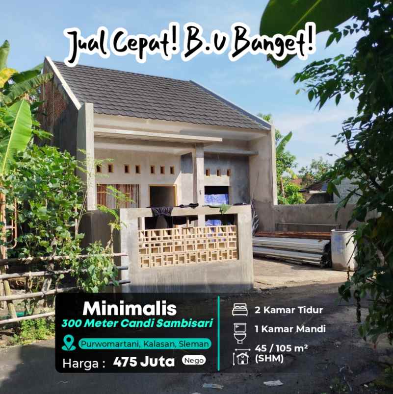 dijual rumah kalasan