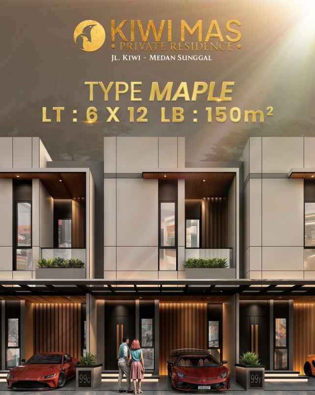 dijual rumah komplek kiwi mas jalan kiwi