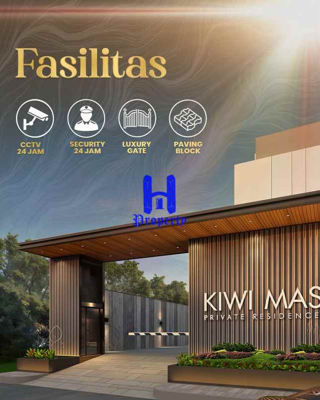 dijual rumah komplek kiwi mas jalan kiwi