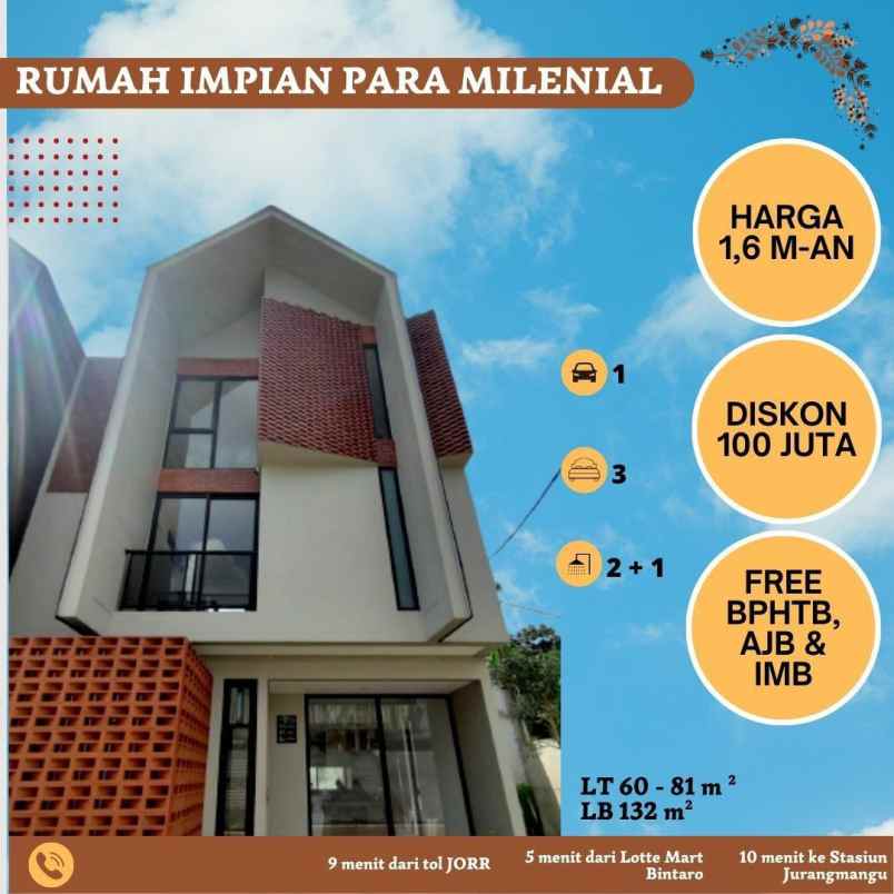 dijual rumah lokasi strategis dekat