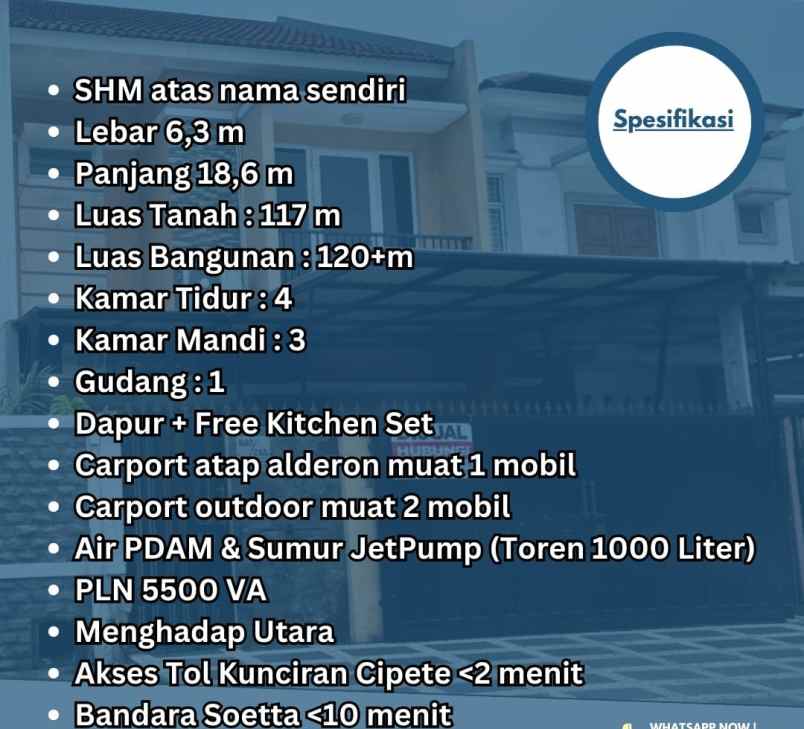 dijual rumah perumahan banjar wijaya