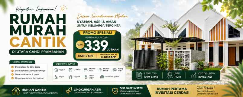 dijual rumah perumahan karta kirana