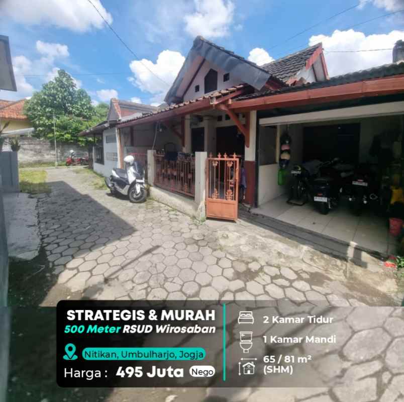 dijual rumah rsud wirosaban
