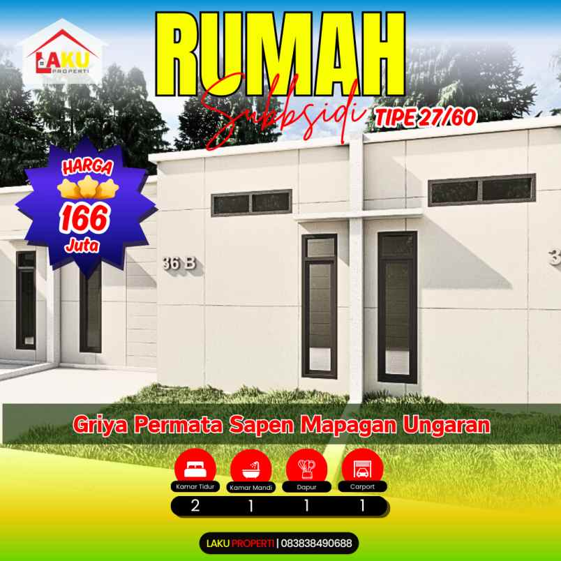 dijual rumah sapen ungaran barat