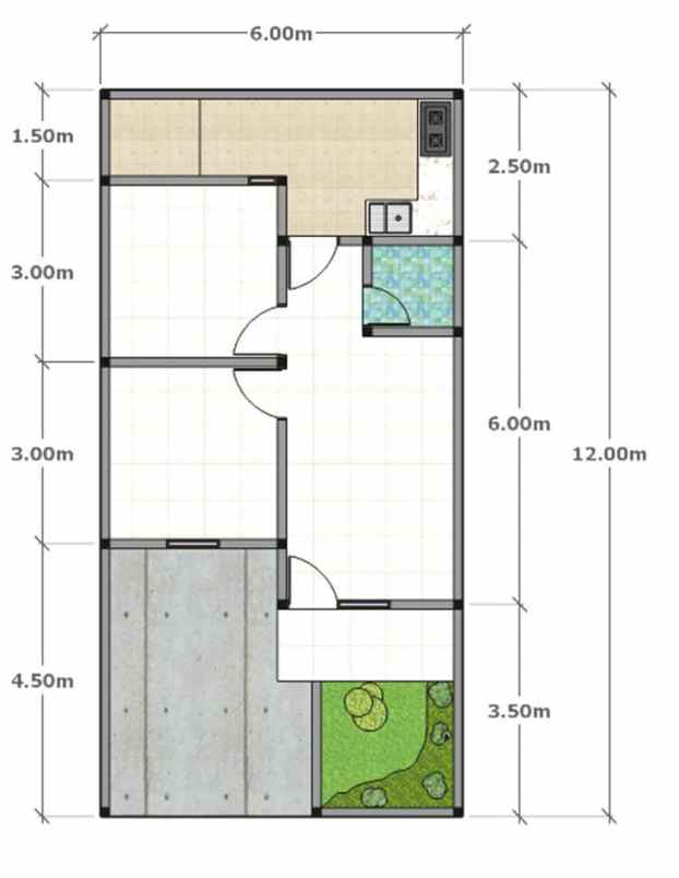 dijual rumah simogirang prambon