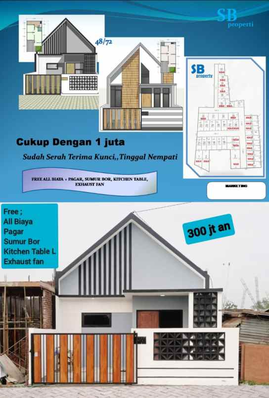 dijual rumah simogirang prambon