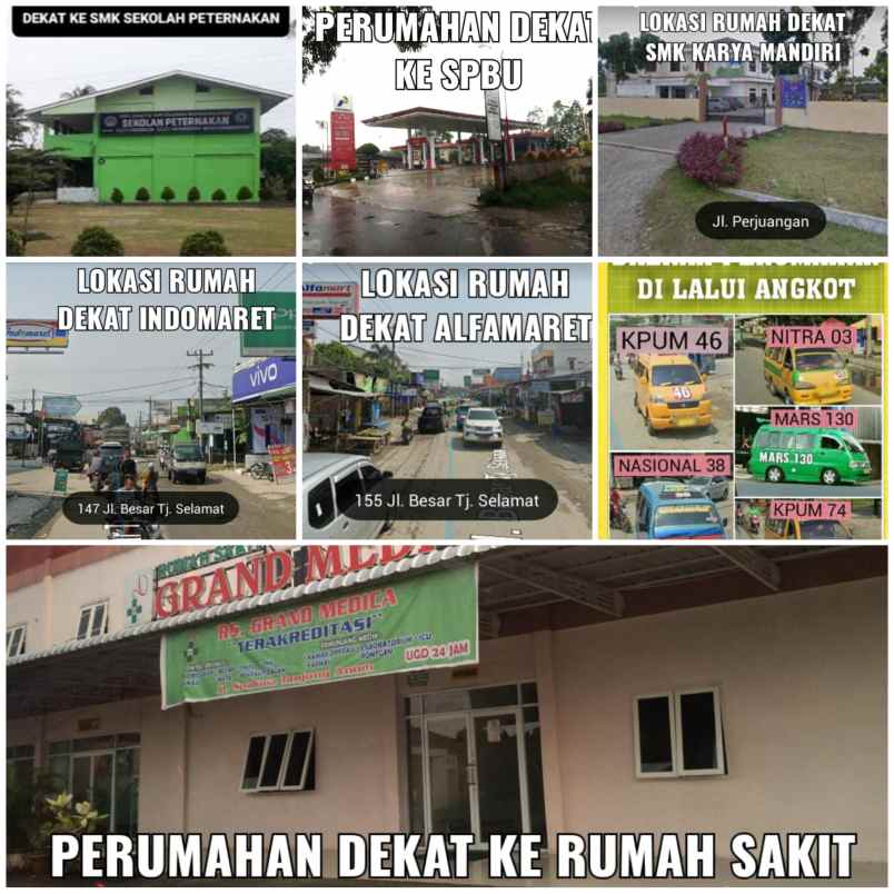 dijual rumah tanjung selamat medan