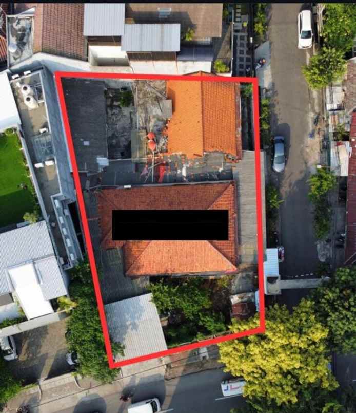 dijual rumah tua butuh renovasi di tebet lokasi ramai