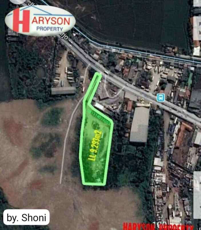 dijual tabah 9293 m2 cikarang utara