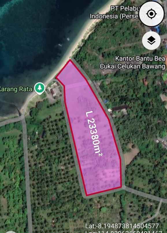 dijual tanah celukan bawang buleleng bali