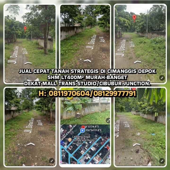 dijual tanah cimanggis depok